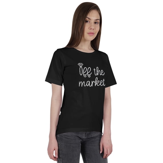 Inkdotpot Off the Market Shirt Bride Bachelorette Party Shirts Bridal T-Shirt Wedding Tshirt-XD