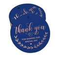 thumbnail image 1 of Inkdotpot Pack Of 100 Real Rose Gold Foil Paper Tags Thank You For Sharing Our Special Day Bridal Shower-Baby Shower-Retirement-Wedding-Birthday Favor Hang Tags, 1 of 6