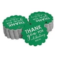 thumbnail image 1 of Inkdotpot Pack Of 100 Real Silver Foil Paper Tags Thank You For Celebrating With Us Bridal Shower-Baby Shower-Retirement-Wedding-Birthday Favor Hang Tags, 1 of 7