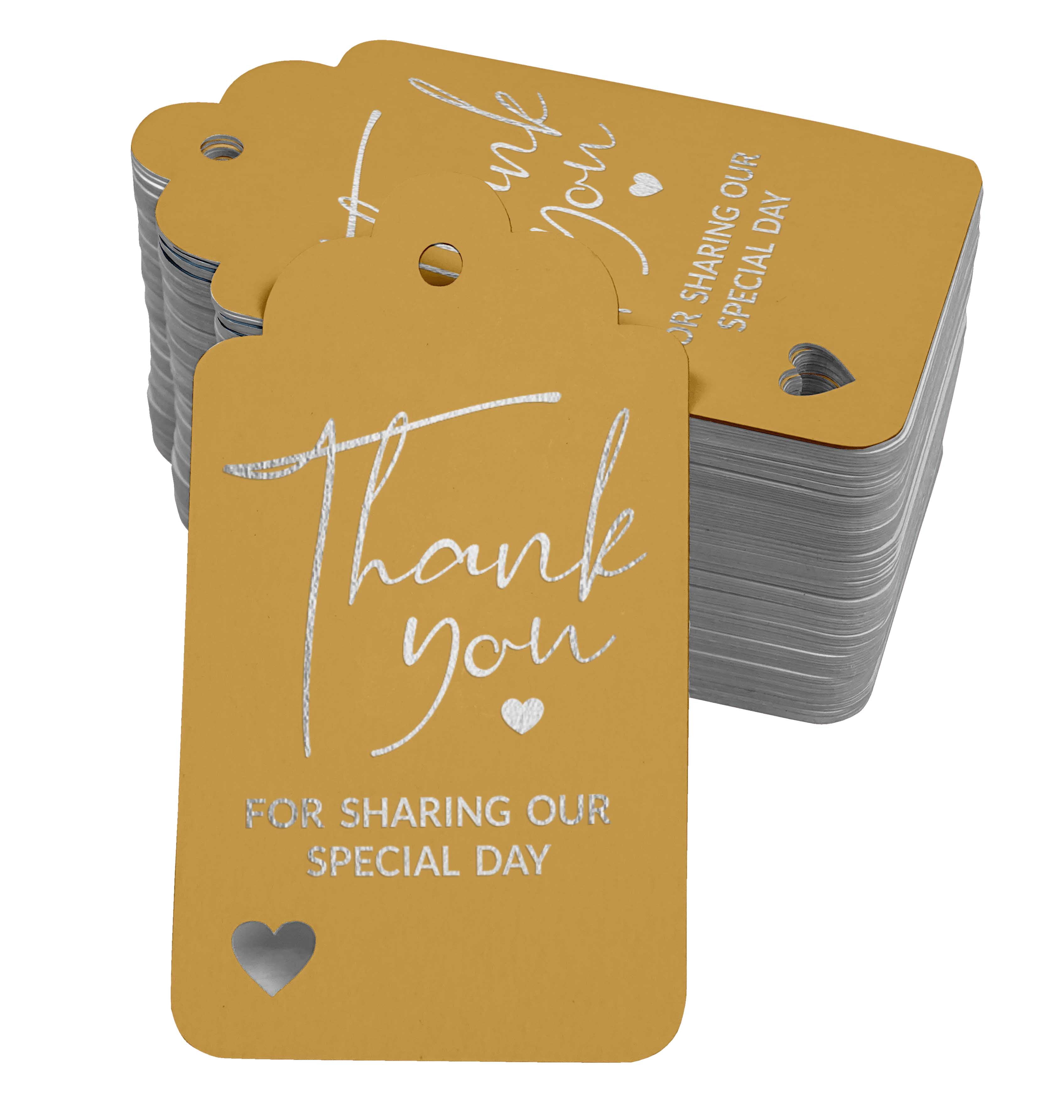Inkdotpot Pack Of 100 ThankYou For Sharing Our Special Day Bridal ...