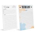 thumbnail image 1 of Inkdotpot Pack Of 2 Daily Planner List Undated Notepads, Memo Pad To-Do List Tear Off List Pad- Organizer- Scheduler- Organize Tasks (50 Sheets Each)-KP, 1 of 7
