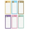 thumbnail image 1 of Inkdotpot Pack of 6 Funny Magnetic Dry Erase List For Fridge, Wipe Clean w/ NoStain, Quick Notes Shopping & Grocery List Whiteboard for Fridge, 8.75" x 3.8"(Cute Animals), 1 of 6