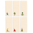 thumbnail image 1 of Inkdotpot Pack of 6 Funny Magnetic Dry Erase List For Fridge, Wipe Clean w/ NoStain, Quick Notes Shopping & Grocery List Whiteboard for Fridge, 8.75" x 3.8"(Yoga Fruits), 1 of 6