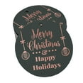 thumbnail image 1 of Inkdotpot Pack Of 100 Merry Christmas & Happy Holiday Favor Paper Tags Craft Real Rose Gold Foil Hang Tags, 1 of 6