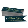 thumbnail image 1 of Inkdotpot Pack Of 100 Real Gold Foil Paper Tags Thank You For Sharing Our Special Day Bridal Shower Favor Hang Tags, 1 of 6