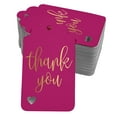 thumbnail image 1 of Inkdotpot Pack Of 100 Real Gold Foil Paper Tags ThankYou Bridal Shower-Baby Shower-Retirement-Wedding-Birthday Favor Hang Tags, 1 of 6