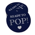 thumbnail image 1 of Inkdotpot Pack Of 100 Real Silver Foil Paper Tags Ready To Pop Baby Shower Favor Hang Tags, 1 of 7