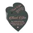 thumbnail image 1 of Inkdotpot Pack Of 100 Thank You For Celebrating The Mother To Be Baby Shower Favor Paper Tags Craft Real Rose Gold Foil Hang Tags, 1 of 8