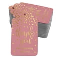 thumbnail image 1 of Inkdotpot Pack Of 100 ThankYou For Celebrating With Me Birthday Favor Paper Tags Craft Real Gold Foil Hang Tags, 1 of 6