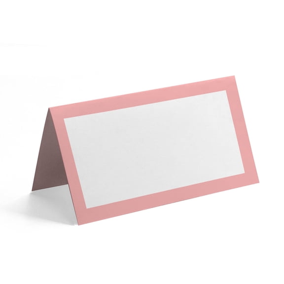 Inkdotpot Pack Of 24, Solid Tent Tables Place Cards For Table Setting For Wedding Thanksgiving- Christmas Holiday Catering Buffet Food Table Tents- Wedding Name Escort Cards (Blue)