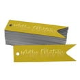 thumbnail image 1 of Inkdotpot Pack Of 50 Merry Christmas Favor Paper Tags Craft Real Gold Foil Hang Tags, 1 of 6