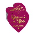 thumbnail image 1 of Inkdotpot Pack Of 50 Real Gold Foil Paper Tags Kiss The Miss Goodbye Bridal Shower Favor Hang Tags, 1 of 6
