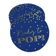 thumbnail image 1 of Inkdotpot Pack Of 50 Real Gold Foil Paper Tags Ready To Pop Baby Shower Favor Hang Tags, 1 of 7