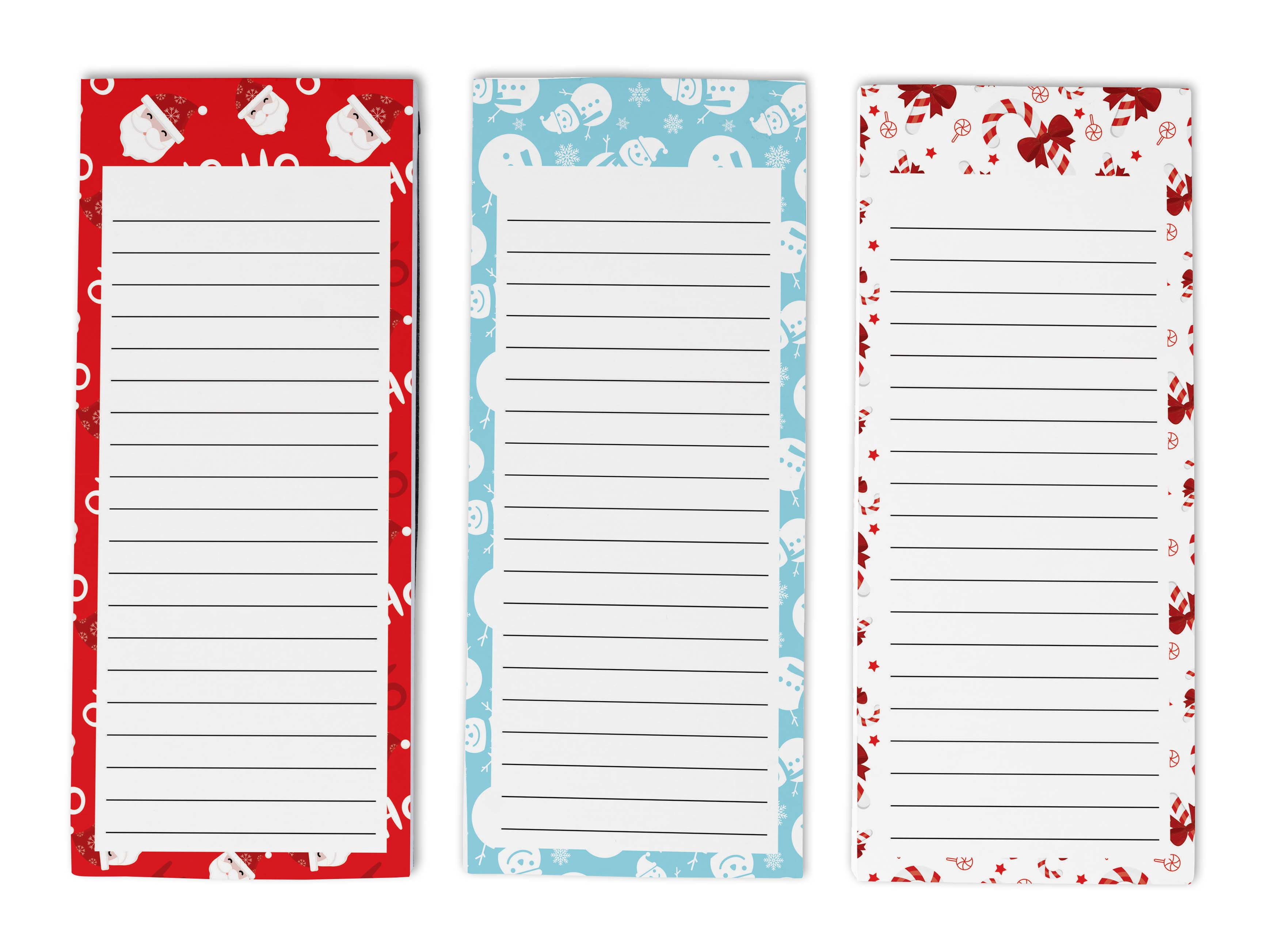 Inkdotpot Pack of 3 Magnetic Fridge To-Do List Notepads- Magnetic Memo Pads For Refrigerator-(50 Sheets Each)-2M