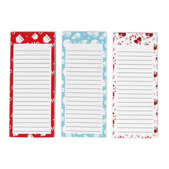 Inkdotpot Pack of 3 Magnetic Fridge To-Do List Notepads- Magnetic Memo Pads For Refrigerator-(50 Sheets Each)-2M