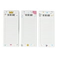 thumbnail image 1 of Inkdotpot Pack of 3 Magnetic Fridge To-Do List Notepads- Magnetic Memo Pads For Refrigerator-(50 Sheets Each)-6U, 1 of 7
