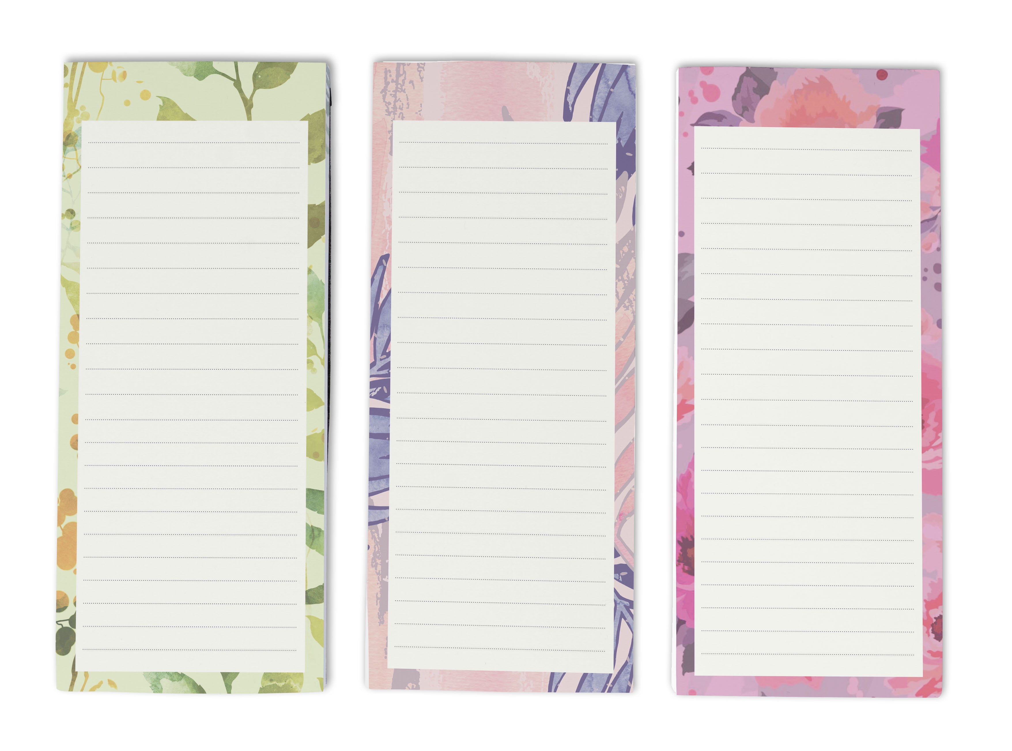 Inkdotpot Pack of 3 Magnetic Fridge To-Do List Notepads- Magnetic Memo Pads For Refrigerator-(50 Sheets Each)-K9