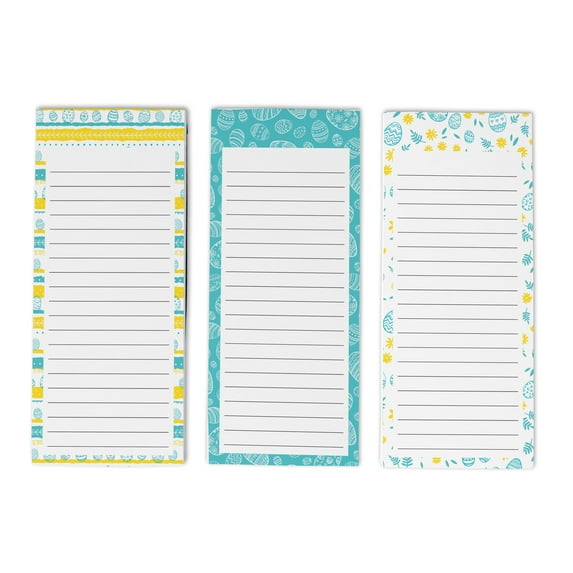 Inkdotpot Pack of 3 Magnetic Fridge To-Do List Notepads- Magnetic Memo Pads For Refrigerator-(50 Sheets Each)-MH