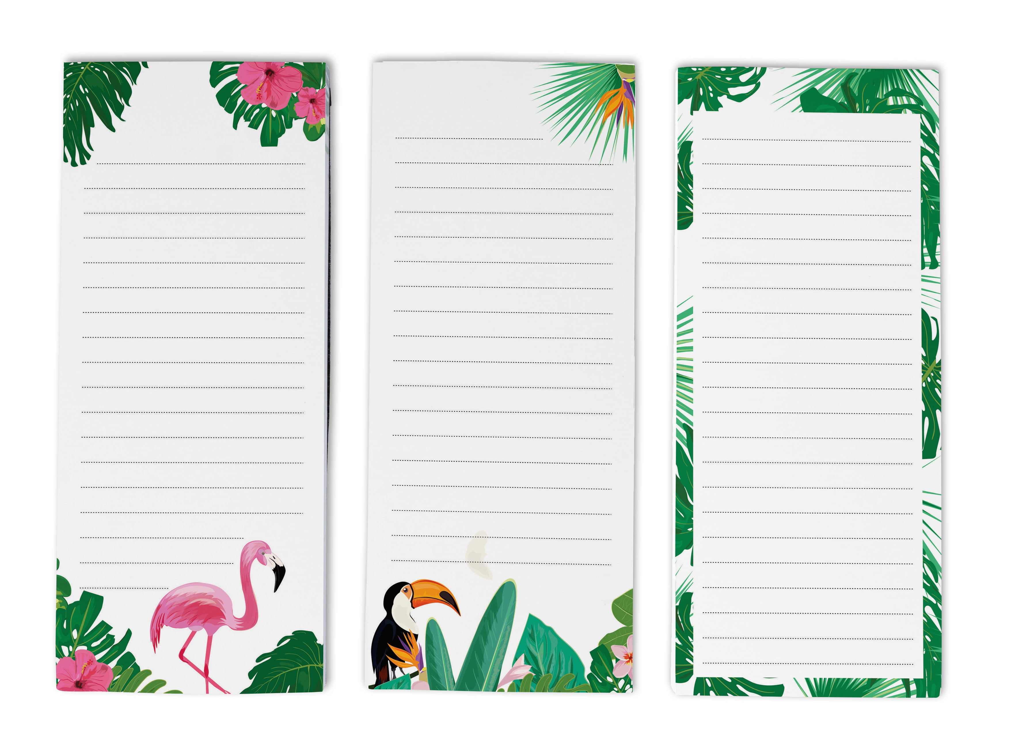 Inkdotpot Pack of 3 Magnetic Fridge To-Do List Notepads- Magnetic Memo Pads For Refrigerator-(50 Sheets Each)-XP