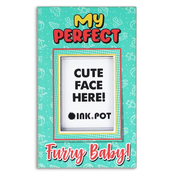 Inkdotpot My Perfect Furry Baby! Dog/ Cat PhotoMagnetFrame-MagneticPhotoFramesFor Refrigerator Magnets- MiniPhotoFrames- Cute Gift ForPet Lover | 9 x 5.5 cm