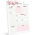 thumbnail image 1 of Inkdotpot Personal Planner Organizer, Home and Office Work Journal- 50 Undated Pages for Daily Tasks- Tear Off Notepad-(8.5x11)DailyTask Organizer- To-Do List Pad Work Day Schedule Planner - WW, 1 of 5