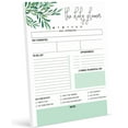 thumbnail image 1 of Inkdotpot Personal Planner Organizer, Home and Office Work Journal- 50 Undated Pages for Daily Tasks- Tear Off Notepad-(8.5x11)DailyTask Organizer- To-Do List Pad Work Day Schedule Planner - KJ, 1 of 5