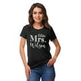 thumbnail image 1 of Inkdotpot Personalized Womens Tshirt Top Future Mrs WeddingAnnouncement Shirt-34, 1 of 8