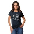 thumbnail image 1 of Inkdotpot Personalized Womens Tshirt Top Future Mrs WeddingAnnouncement Shirt-TV, 1 of 1