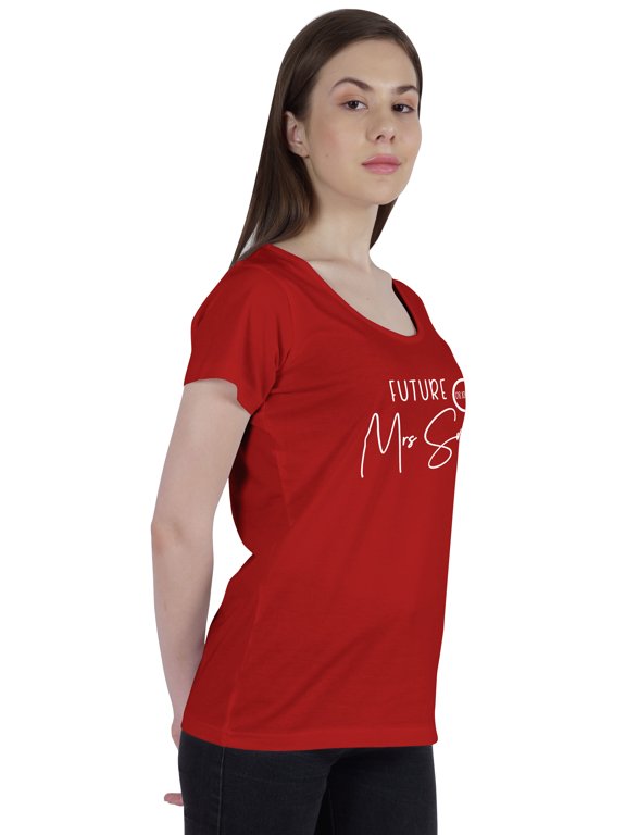Personalized Womens Tshirt Top Future MrsWeddingAnnouncement Shirt-AM