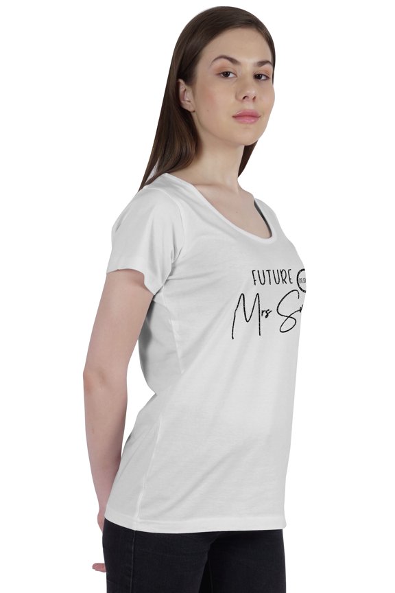 Personalized Womens Tshirt Top Future MrsWeddingAnnouncement Shirt-GW