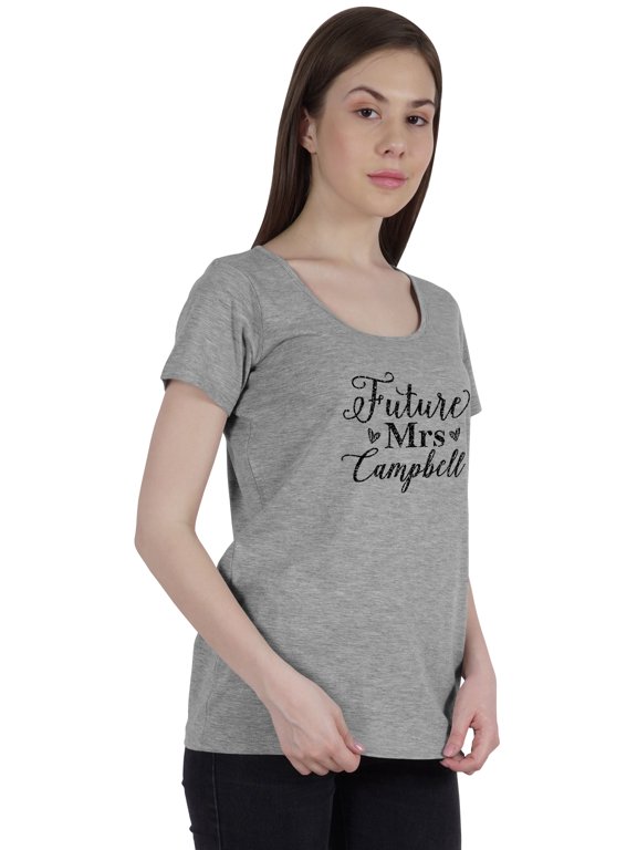 Personalized Womens Tshirt Top Future MrsWeddingAnnouncement Shirt-MW