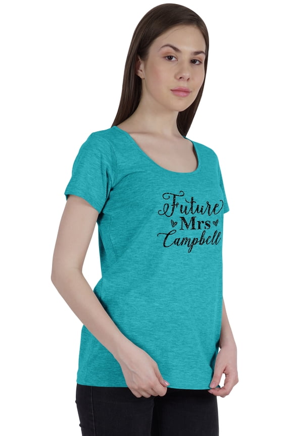 Personalized Womens Tshirt Top Future MrsWeddingAnnouncement Shirt-V2