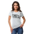 thumbnail image 1 of Inkdotpot Personalized Womens Tshirt Top Honeymoon Vibes Mrs WeddingAnnouncement Shirt-PN, 1 of 8