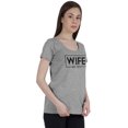 thumbnail image 1 of Inkdotpot Personalized Womens Tshirt Top WifeWeddingAnnouncement Shirt, 1 of 6