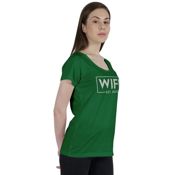 Inkdotpot Personalized Womens Tshirt Top WifeWeddingAnnouncement Shirt