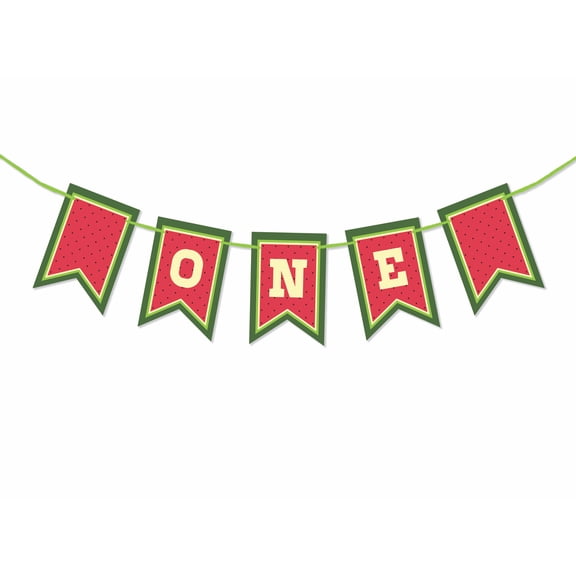 Inkdotpot Pre-Strung I Am 1 Birthday Decorations Party Supplies For Boy PrincessPennant Banner Flags