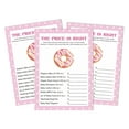 thumbnail image 1 of Inkdotpot The Price Is Right Baby Shower Game -Girl/ Boy Baby Shower Fun Party Game Collection, Activities, Decorations,Candy Theme Party Supplies - Pack Of 50, 1 of 5