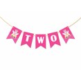 thumbnail image 1 of Inkdotpot Ready To HangI Am TwoHappy Birthday Sign Party GarlandBaby Girls UnicornBirthday Confetti, 1 of 4