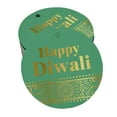 thumbnail image 1 of Inkdotpot Real Gold Foil Happy Diwali Tags Favor Hang Paper Tags 100 Pieces, 1 of 7