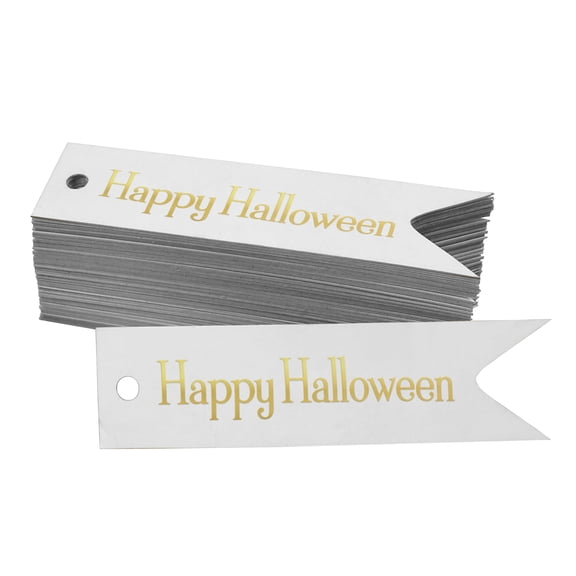 Inkdotpot Real Gold Foil Happy Holiday Tags Favor Hang Paper Tags 50 Pieces