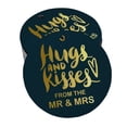 thumbnail image 1 of Inkdotpot Real Gold Foil Hugs & Kisses From The Wedding Tag Favor Hang Paper Tag 100 Piece, 1 of 6