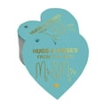 thumbnail image 1 of Inkdotpot Real Gold Foil Hugs & Kisses From The Wedding Tag Favor Hang Paper Tag 100 Pieces, 1 of 6