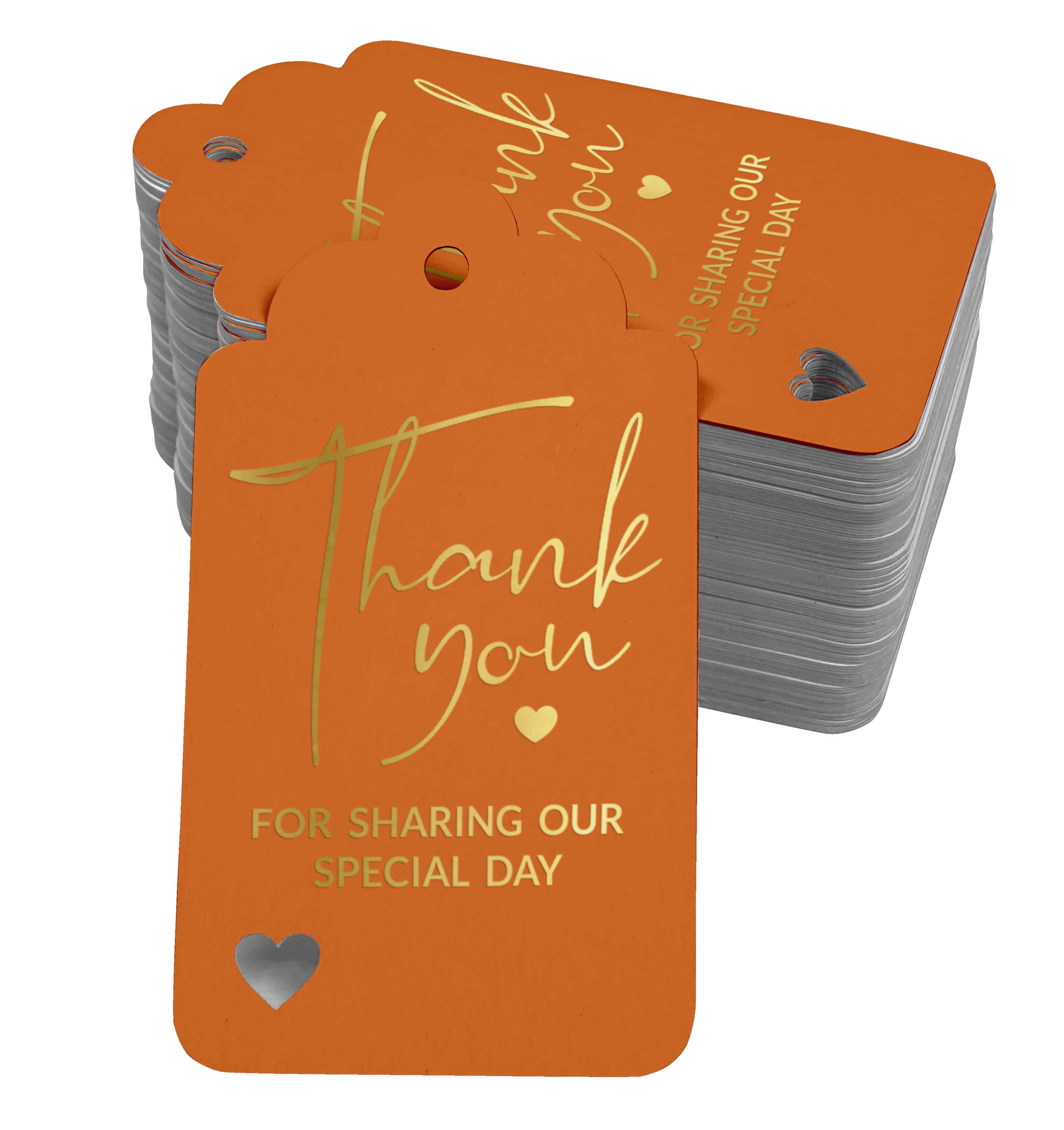 Inkdotpot Real Gold Foil ThankYou For Sharing Our Special Day Bridal ...