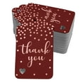 thumbnail image 1 of Inkdotpot Real Rose Gold Foil ThankYou Bridal Shower-Baby Shower-Retirement-Wedding-Birthday Tags Favor Hang Paper Tags 50 Pack, 1 of 6