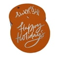 thumbnail image 1 of Inkdotpot Real Silver Foil Happy Holiday Tag Favor Hang Paper Tag 100 Piece, 1 of 7