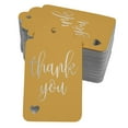thumbnail image 1 of Inkdotpot Real Silver Foil ThankYou Bridal Shower-Baby Shower-Retirement-Wedding-Birthday Tags Favor Hang Paper Tags 50 Pack, 1 of 6