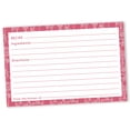 thumbnail image 1 of Inkdotpot Recipe Card 6x4 inch Single-Sided Recipe Design Cards Border Recipe Cards Wedding-Bridal Shower-Baby Shower- Pack of 50, 1 of 6