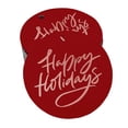 thumbnail image 1 of Inkdotpot Rose Gold Foil Paper Hang Tag Happy Holiday Favor Tag 50 Piece, 1 of 7