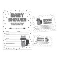 thumbnail image 1 of Inkdotpot Set Of 30Jungle Animals Baby Shower Invitations-Diaper Raffle Tickets And Baby Shower Book Request Cards Gender Neutral Invites Its A Boy Its A Girl, 1 of 8