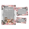 thumbnail image 1 of Inkdotpot Set Of 30Jungle Animals Baby Shower Invitations-Diaper Raffle Tickets And Baby Shower Book Request Cards Gender Neutral Invites Its A Boy Its A Girl, 1 of 8